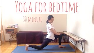 夜ヨガ 30分ヨガレッスン  30MINUTE YOGA FOR BEDTIME [upl. by Piks]