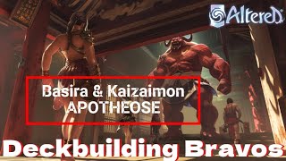 ALTERED TCG  BRAVOSBASIRA amp KAISAIMON  Deck building Apothéose [upl. by Hull]