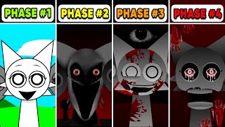 Phase 1 VS Phase 2 VS Phase 3 Vs Phase 4 in Incredibox Sprunki [upl. by Toor]