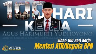 100 HARI KERJA MENTERI ATRKEPALA BPN AGUS HARIMURTI YUDHOYONO [upl. by Lerrud]