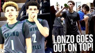 Lonzo Balls LAST High School Game SAVES State Title amp Undefeated Season Chino Hills v De La Salle [upl. by Okir572]