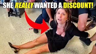 Psycho girlfriend REFUSES to leave store without a discount… It doesnt end well for her [upl. by Farrell]