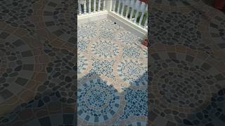 floor tiles Design \\ tiles Design shorts shortsfeed shortvideo tile fitting video mojamg [upl. by Xantha]