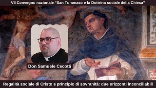 03 Regalità sociale di Cristo e principio di sovranità due orizzonti inconciliabili [upl. by Alodi]