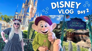 WALT DISNEY WORLD VLOG 🏰 Magic Kingdom using Multi Pass amp Storybook dining at Wilderness Lodge [upl. by Mansur]