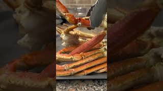 I ate Canadian Snow Crab seafood snowcrab crab [upl. by Savadove]