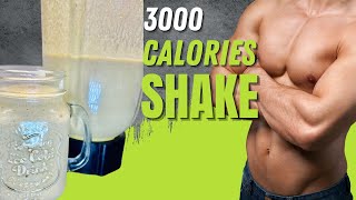 3000 Calorie Shake Recipe [upl. by Cusack766]