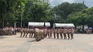 FANCY DRILL EXHIBITION 2024 BENIGNO AQUINO JR HIGH SCHOOL  CALOOCAN CITY COUNCIL [upl. by Eellac]