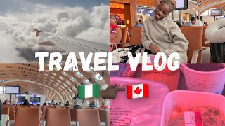 TRAVEL VLOG MOVING FROM NIGERIA TO CANADA ALONE AS AN INTERNATIONAL STUDENT Travel prep [upl. by Mireielle]