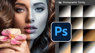 SECRET Photoshop Photographic Toning Instantly color grade photos [upl. by Enailil]