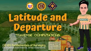 Latitudes and Departures  Traversing and Traverse Computations  Fundamentals of Surveying [upl. by Shirleen]