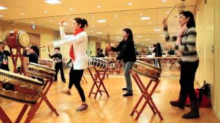 Tokyo American Club Taiko Class  for Tohoku [upl. by Hahsi172]