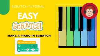 Scratch 30 Tutorial  How To Make A Piano in Scratch [upl. by Einram337]