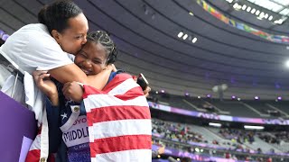 SixteenYearOld California State Champion Arelle Middleton Wins Paralympics Silver In Shot Put [upl. by Nylednarb]