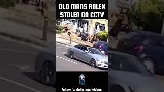 Old mans Rolex robbery caught on CCTV London [upl. by Armbrecht45]