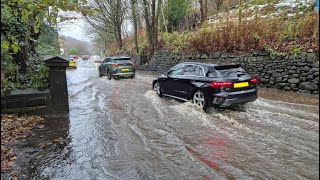 Todmorden flood water TodmordenEastwoodClivigerWalsden [upl. by Ireland705]