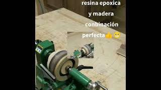 resina epoxica y madera torneada [upl. by Rakso]