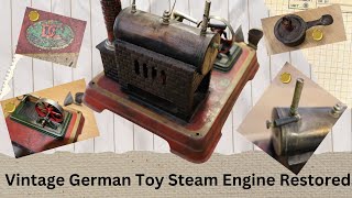 Restoration of a pre war Doll amp Cie toy steam engine [upl. by Eerahc]