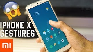 iPhone X Gestures on Redmi 5 And Other Xiaomi Mi Phones [upl. by Sherline258]