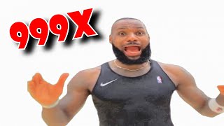 Lebron James Scream Meme Speed 999x  Edit [upl. by Liddle]