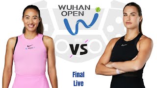 Qinwen Zheng vs Aryna Sabalenka  Final WTA Wuhan Open 2024 Live [upl. by Eat196]