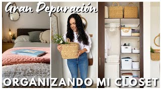 Gran Organización y depuración de mi clóset 🧺🪻¡ Por fin encontré las cestas ideales  Decoración [upl. by Carol]