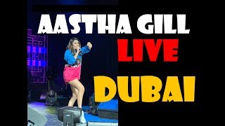 Aastha Gill live performance on Tera Buzz in Dubai [upl. by Hanus586]