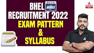 BHEL Recruitment 2022  Syllabus amp Exam Pattern  By Pratik sir [upl. by Tara]