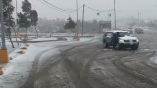 Lluvia 🌧️ y nevada en la rumorosa jueves 8 de febrero 2024 [upl. by Francene]