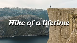 PULPIT ROCK PREIKESTOLEN HIKE NORWAY  you wont believe this place 😱 [upl. by Lachman]