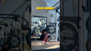 ATG Back Squat set 3  5 x 355lb squat [upl. by Ahsiam457]