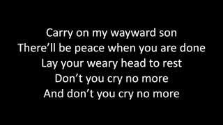 Timeflies  Wayward Son Lyrics [upl. by Ulland]