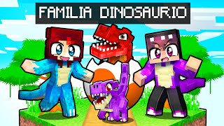 ¡FAMILIA DINOSAURIO en MINECRAFT 🐲👪💖 FAMILIAS VS FAMILIAS  FranciscoGames [upl. by Lavotsirc]