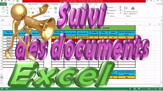 Suivi des dates dexpiration des contrats de travailExcelانشاء ملف لمتابعة انتهاء تواريخ عقود العمل [upl. by Trisa]