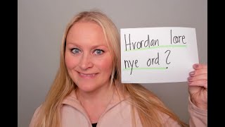 Video 1087 Hvordan lære nye ord [upl. by Ewell]