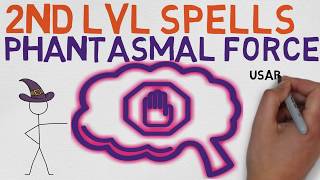 2nd Level Spell 57 Phantasmal Force DnD 5E Spell [upl. by Anida]