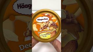 HaagenDazs Decorations Almond Caramel Cookie Ice Cream shorts [upl. by Falkner]