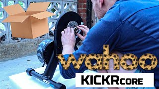 Wahoo Kickr Core unboxing [upl. by Nedmac627]