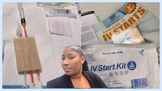 How to IV Insertion Vlog [upl. by Chiquita]