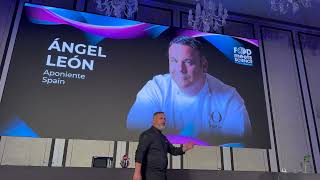 Best Chef Awards Food Meets Science Talks Ángel León Aponiente Restaurant Marine Phytoplankton [upl. by Ardnayek755]