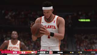 NBA 2K25 HAWKS VS ROCKETS SEASON 5 PS5 [upl. by Luapsemaj]