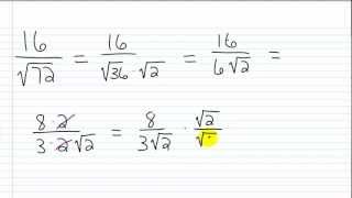 Rationalize the Denominator [upl. by Imac4]