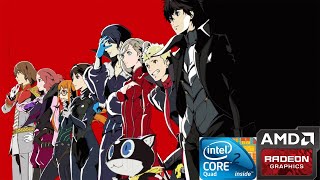 PERSONA 5 RPCS3 LOW END PC  Q8400  R7 240  4GB RAM [upl. by Merwin630]