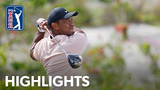 Tiger Woods makes his return during Round 1 at Hero  2023 [upl. by Malory]