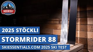 2025 Stockli Stormrider 88  SkiEssentialscom Ski Test Review [upl. by Melquist616]