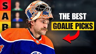 Top 20 Fantasy Hockey Goalie Rankings amp Tiers [upl. by Atsylak]