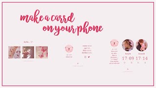 「 carrdco 」 simple carrd tutorial for mobile ･ﾟ✧･ﾟ✧ [upl. by Rollecnahc823]