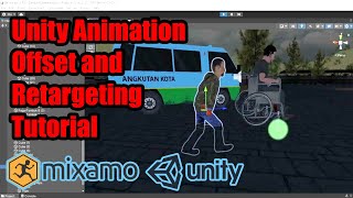 Common problems when importing Mixamo animations into Unity  Offset and Animation Retargeting [upl. by Porter]