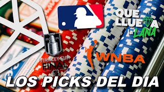 QUE LLUEVA LA LANA 10062024 PICKS DEL DÍA  MLB NHL Y WNBA ⚾🏒🏀 [upl. by Oirobil]