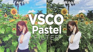 Cara Edit Pastel Pop Up Filter di VSCO  Tutorial [upl. by Otipaga]